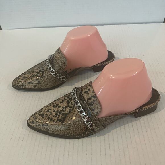 Charles by Charles David Women’s Snake Skin Vegan Slip On Mules Size 8 - Picture 1 of 8